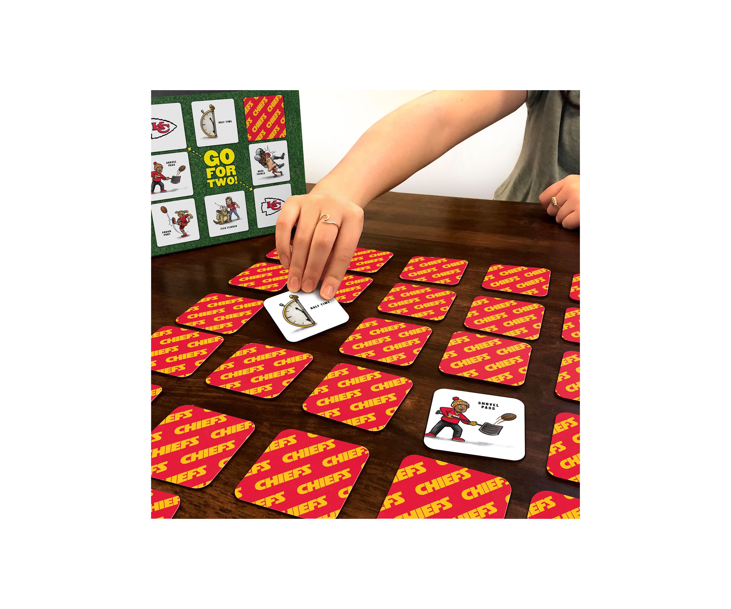 YouTheFan NFL Kansas City Chiefs Licensed Memory Match Game