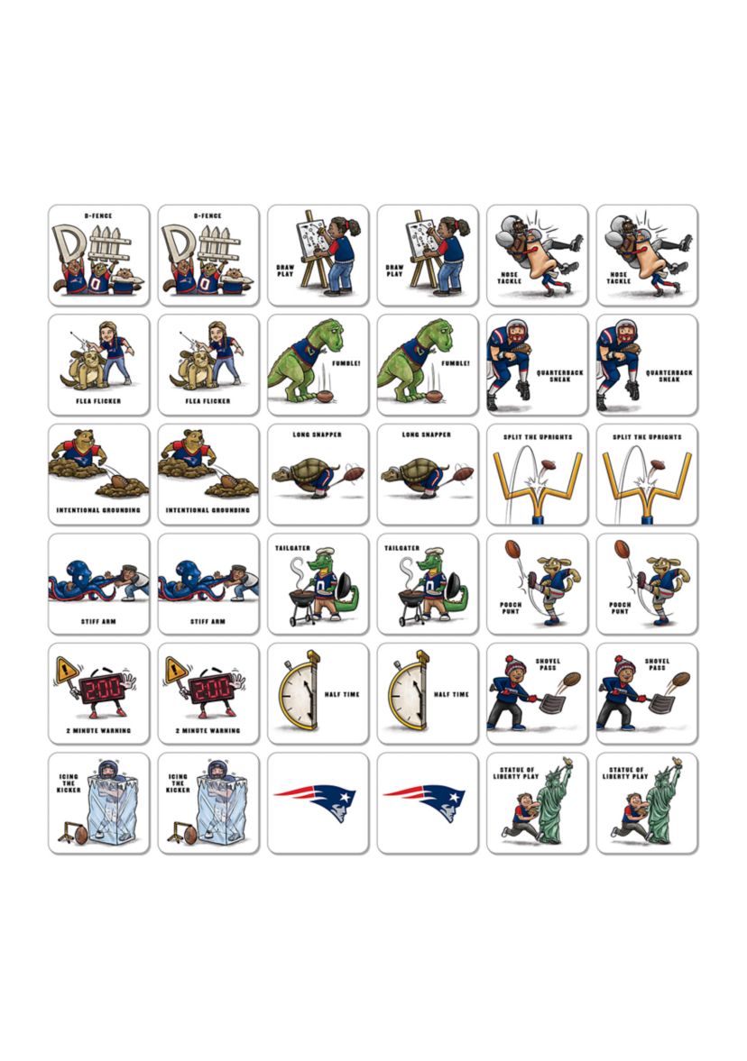 YouTheFan NFL New England Patriots Licensed Memory Match Game