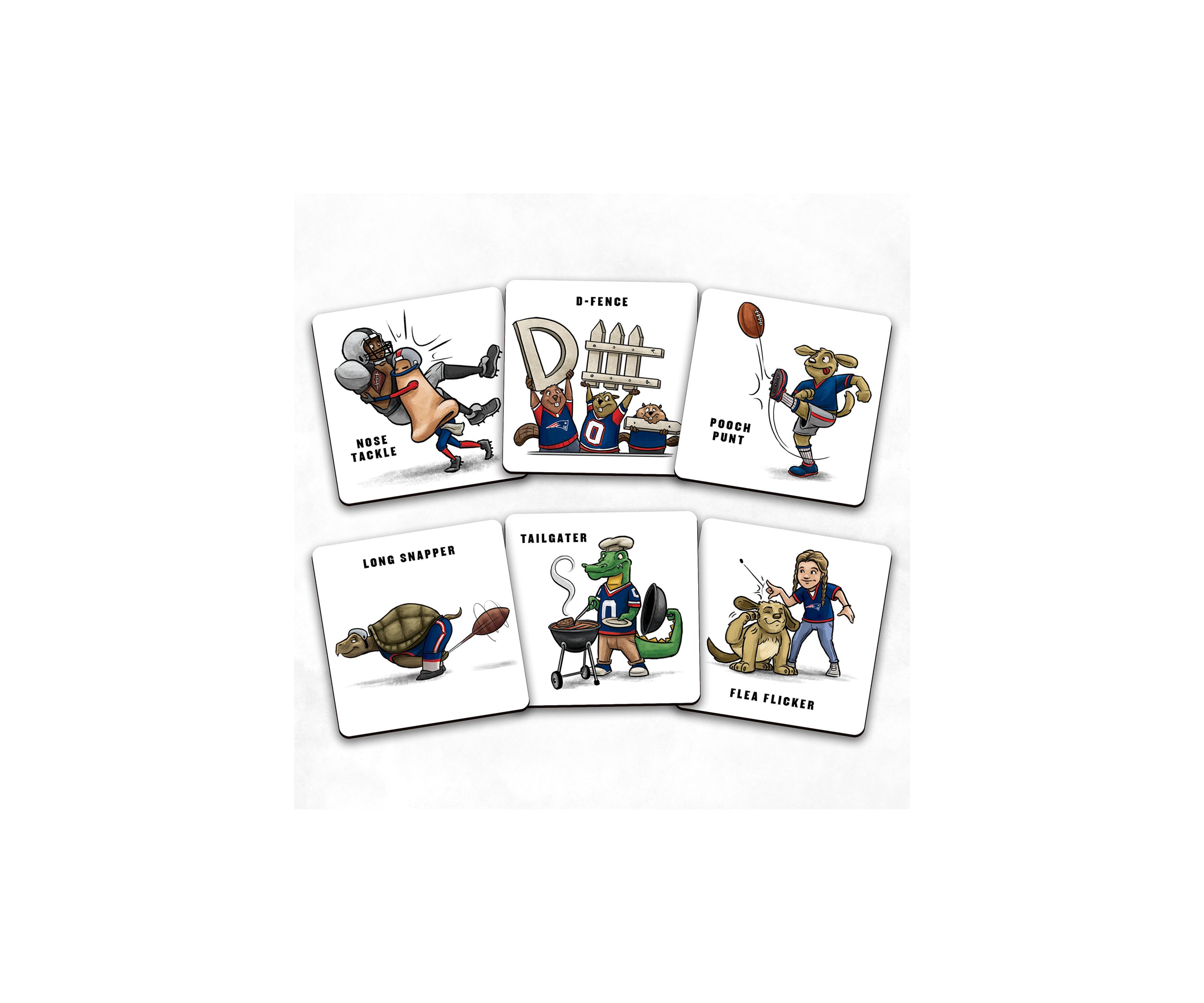 YouTheFan NFL New England Patriots Licensed Memory Match Game