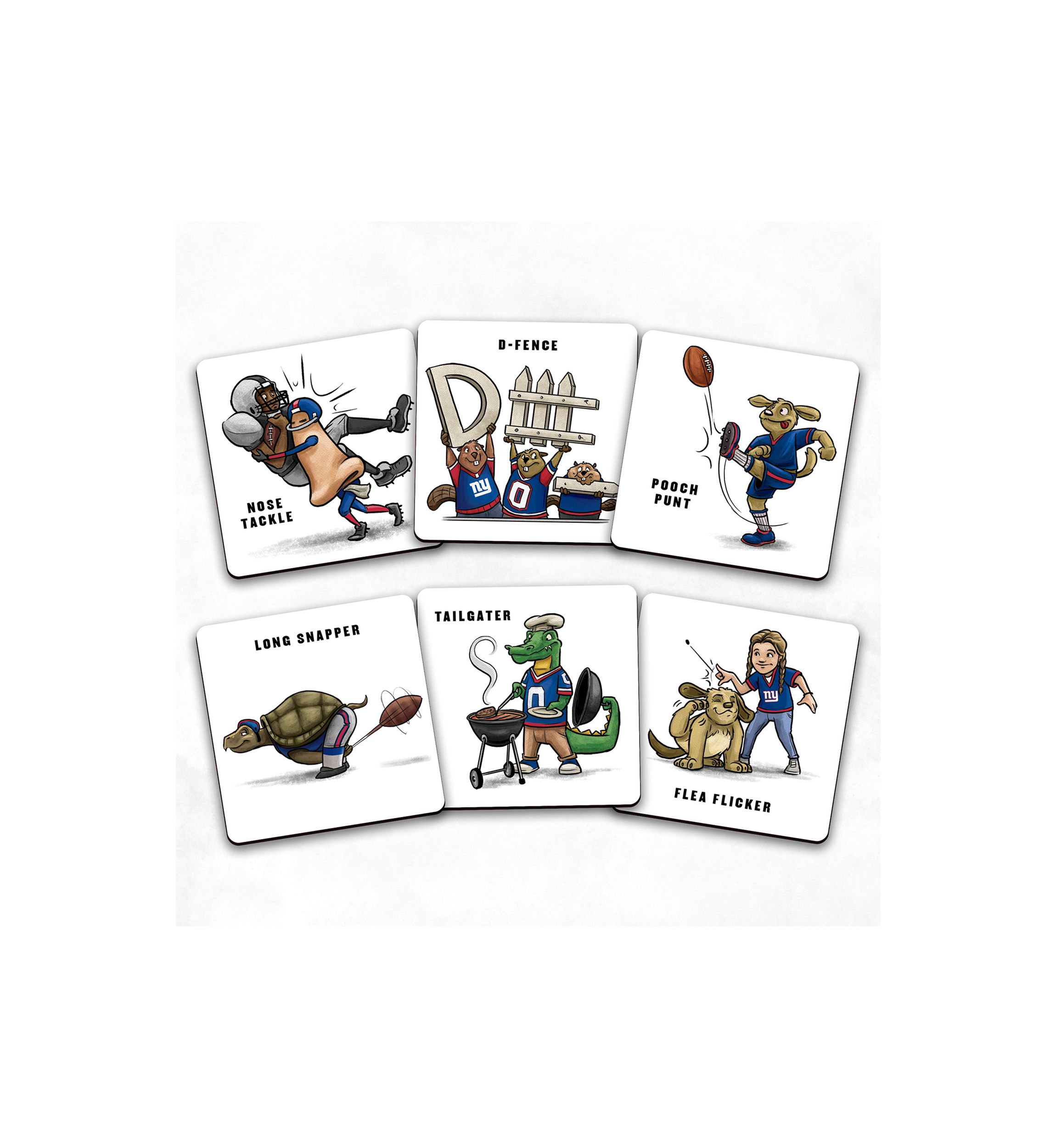 YouTheFan NFL New York Giants Licensed Memory Match Game