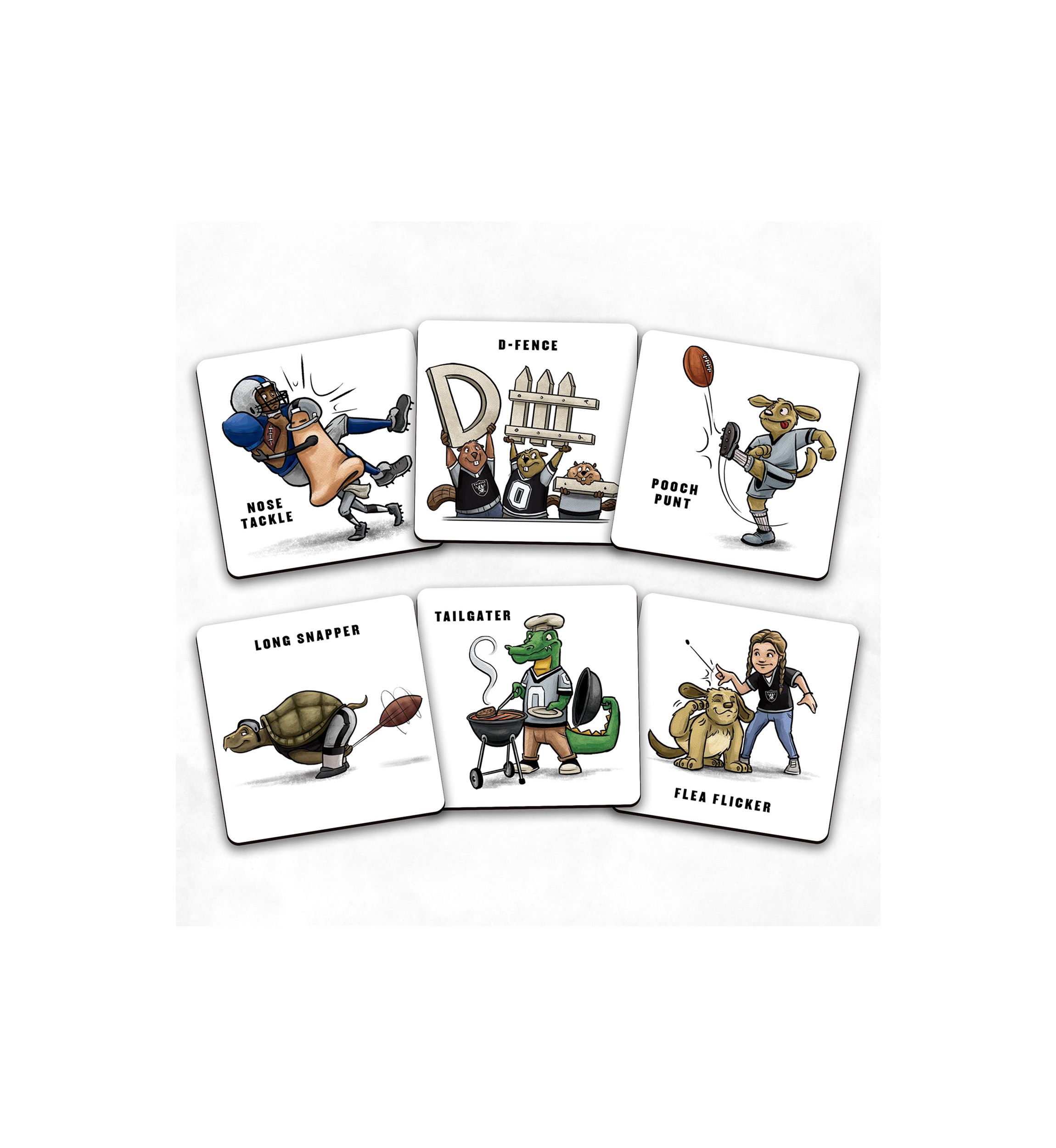 Oakland Raiders YouTheFan NFL Las Vegas Raiders Licensed Memory Match Game