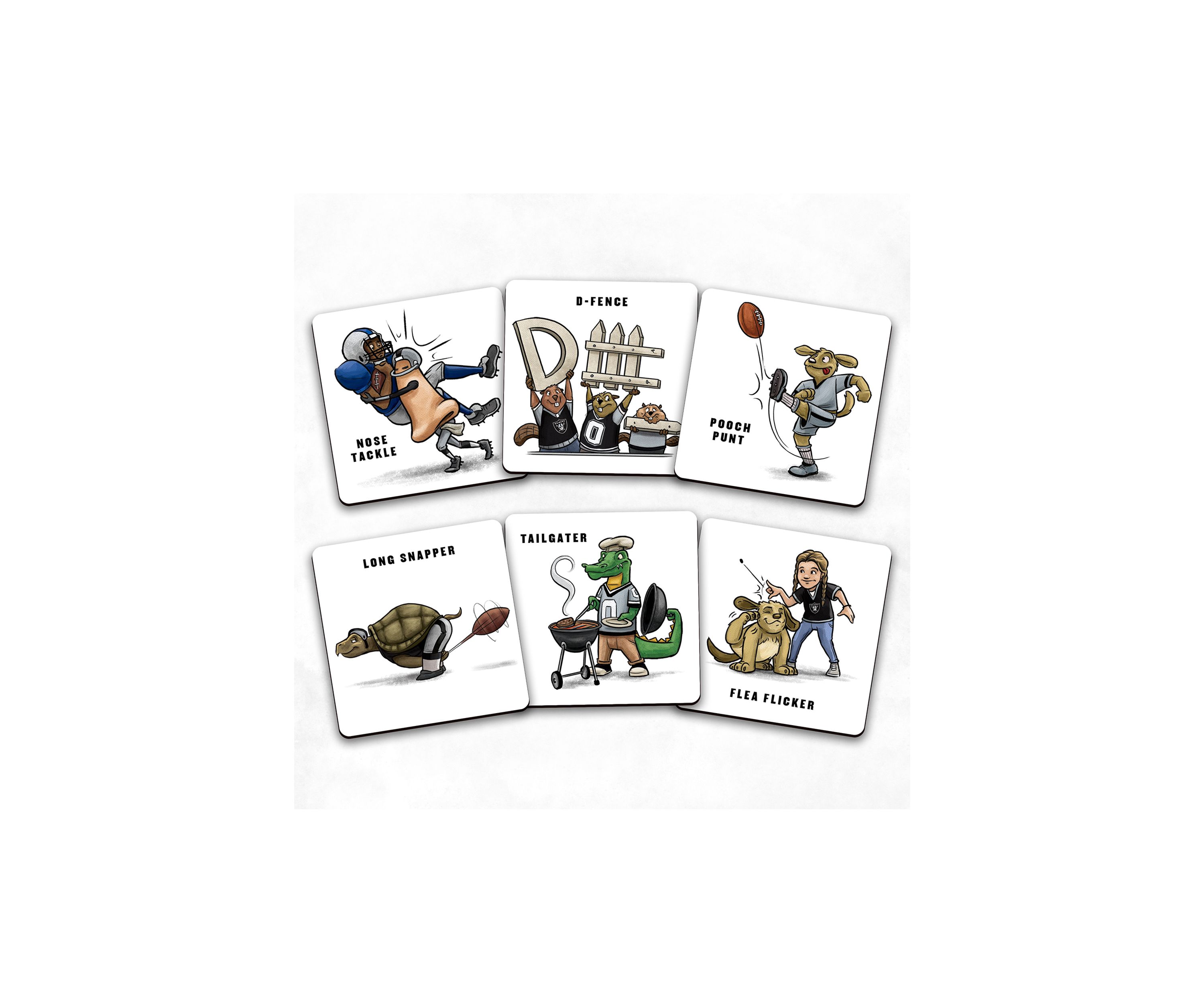 Oakland Raiders YouTheFan NFL Las Vegas Raiders Licensed Memory Match Game