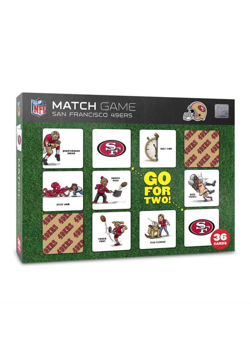 YouTheFan NFL San Francisco 49ers Licensed Memory Match Game