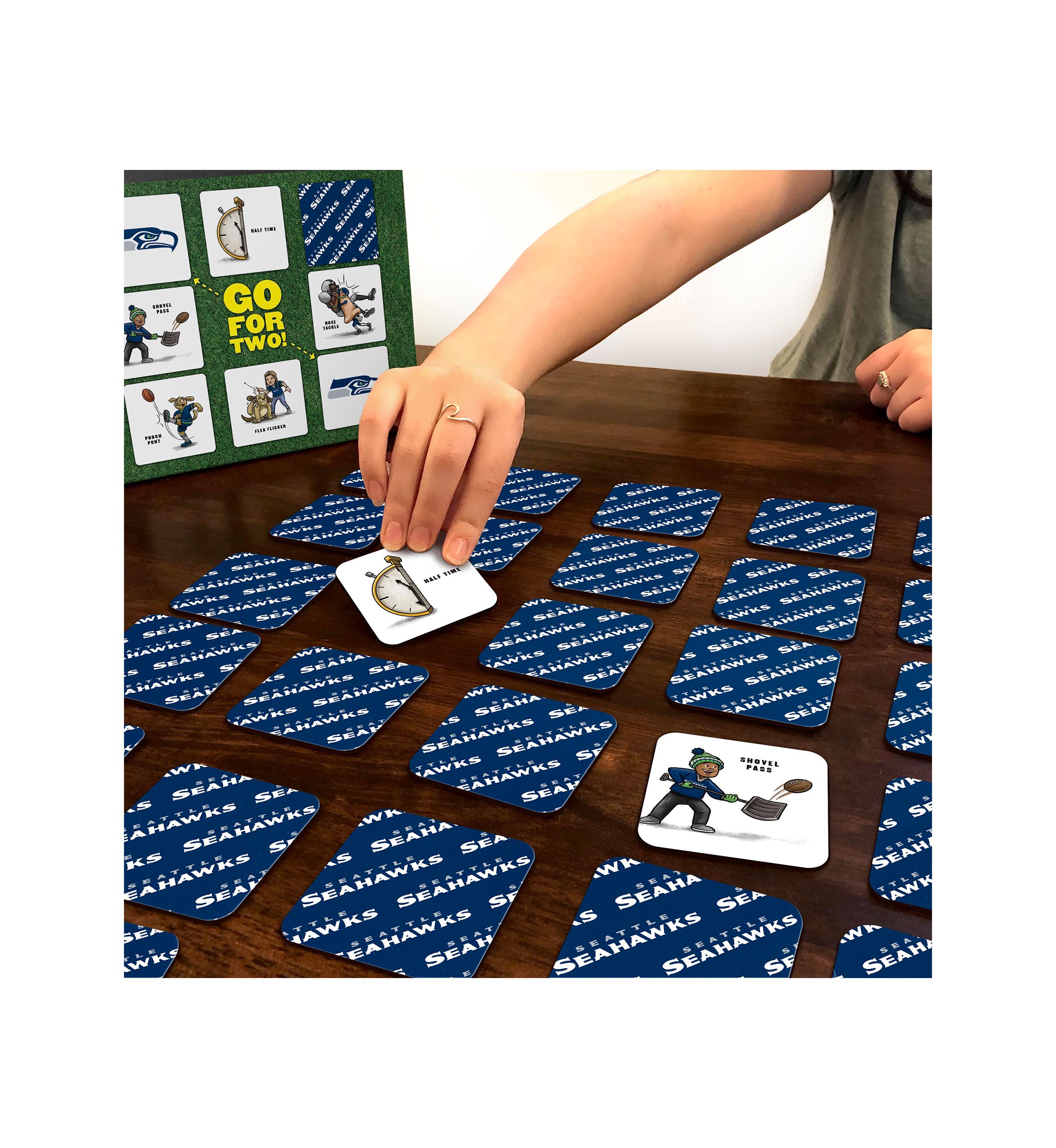 YouTheFan NFL Seattle Seahawks Licensed Memory Match Game