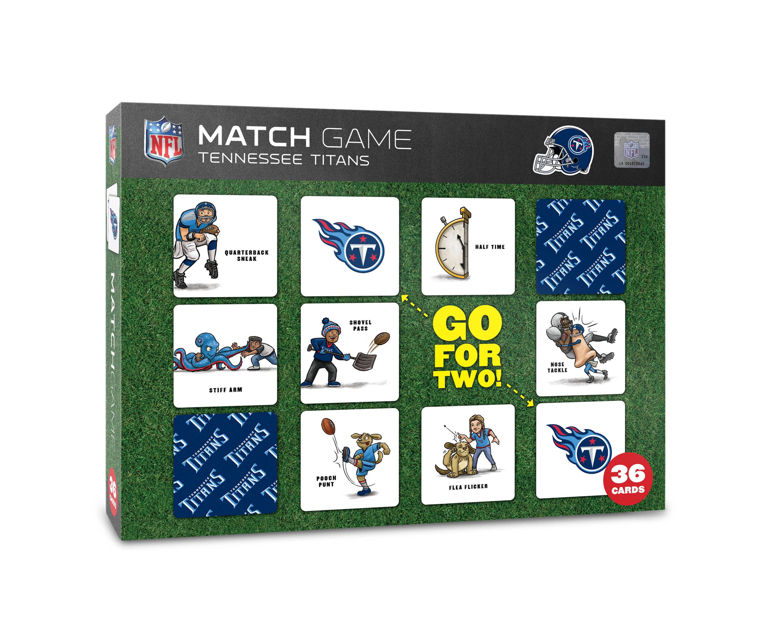 YouTheFan NFL Tennessee Titans Licensed Memory Match Game