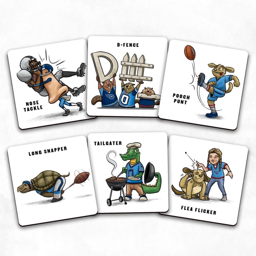 YouTheFan NFL Tennessee Titans Licensed Memory Match Game