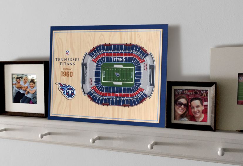 YouTheFan NFL Tennessee Titans 5-Layer StadiumView 3D Wall Art - Nissan Stadium