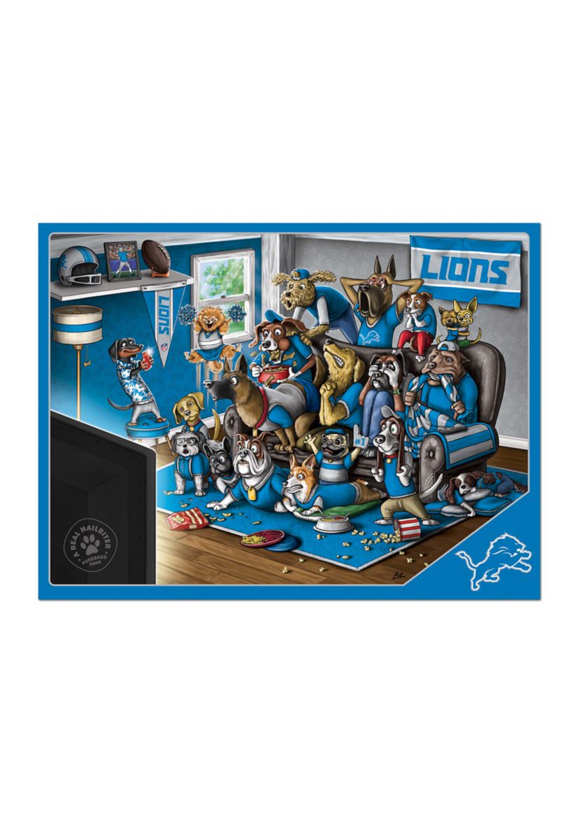 YouTheFan NFL Detroit Lions Purebred Fans 500pc Puzzle - "A Real Nailbiter"