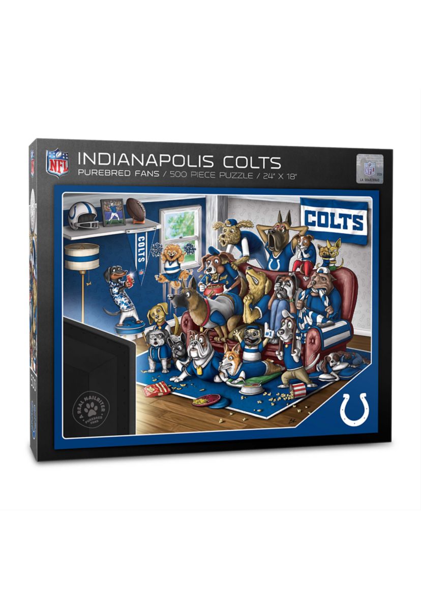 YouTheFan NFL Indianapolis Colts Purebred Fans 500pc Puzzle - "A Real Nailbiter"