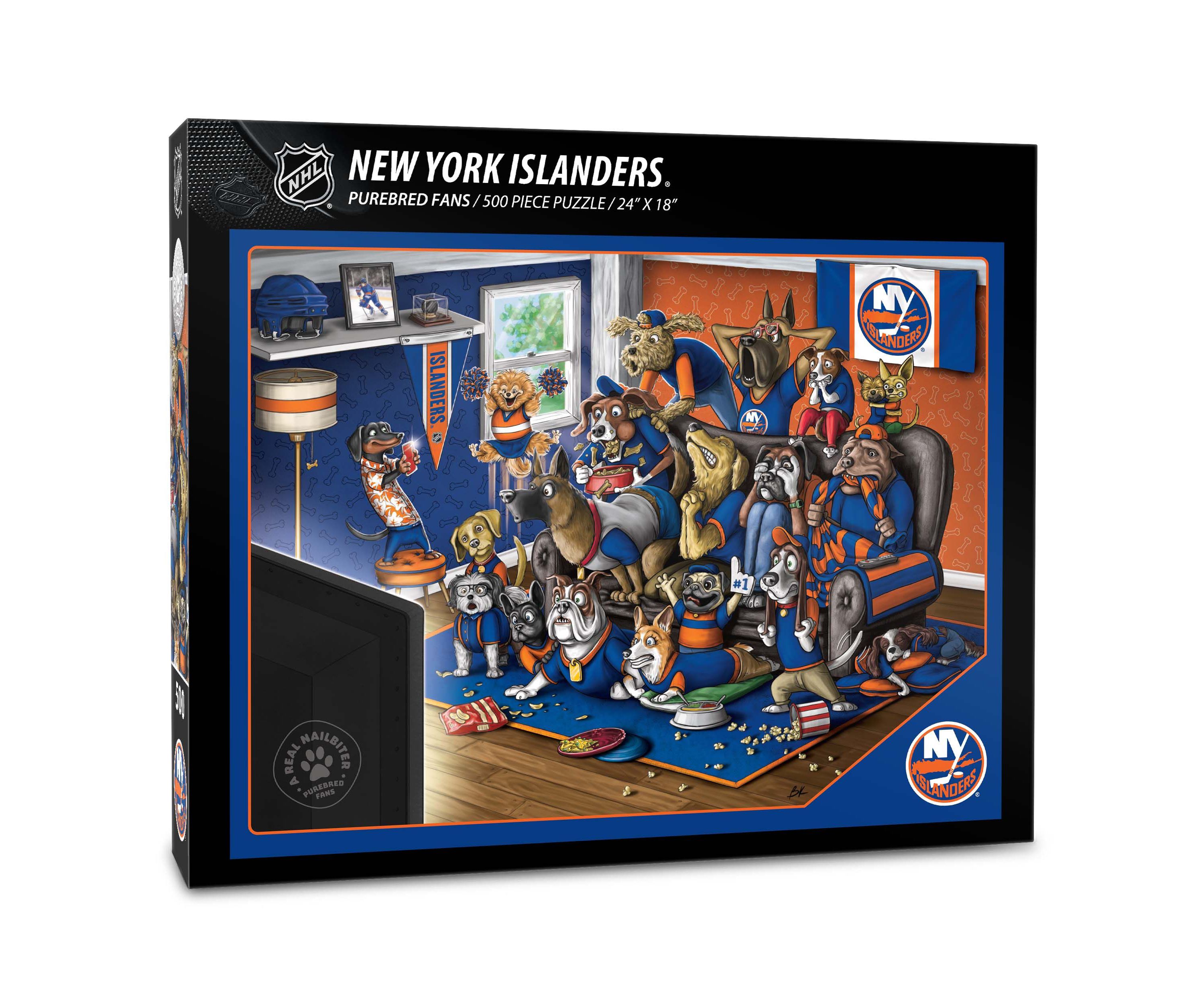 YouTheFan NHL New York Islanders Purebred Fans 500pc Puzzle - "A Real Nailbiter"