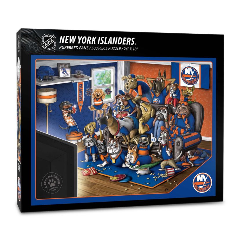 YouTheFan NHL New York Islanders Purebred Fans 500pc Puzzle - "A Real Nailbiter"