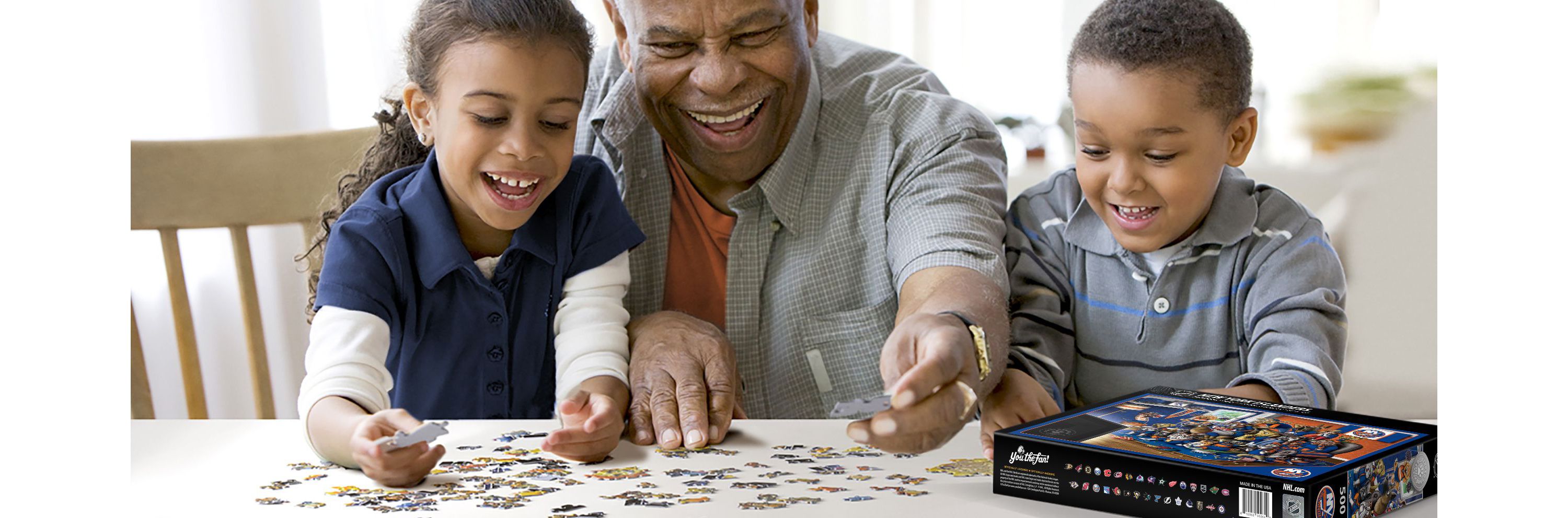 YouTheFan NHL New York Islanders Purebred Fans 500pc Puzzle - "A Real Nailbiter"