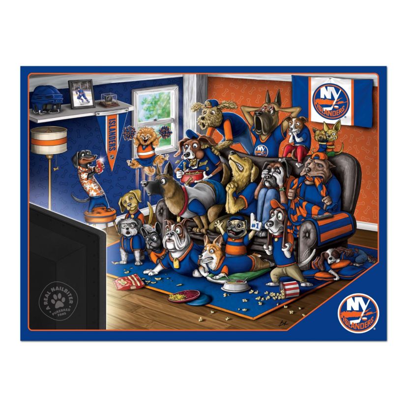 YouTheFan NHL New York Islanders Purebred Fans 500pc Puzzle - "A Real Nailbiter"