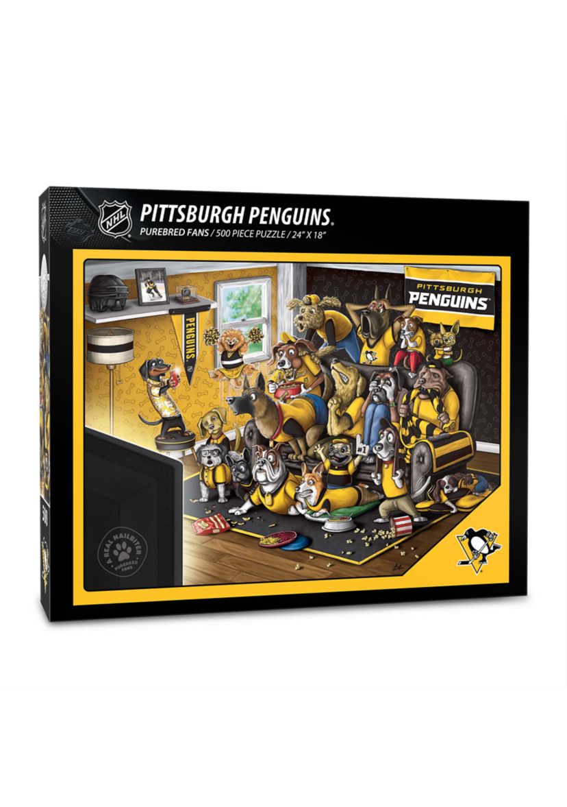 YouTheFan NHL Pittsburgh Penguins Purebred Fans 500pc Puzzle - "A Real Nailbiter"