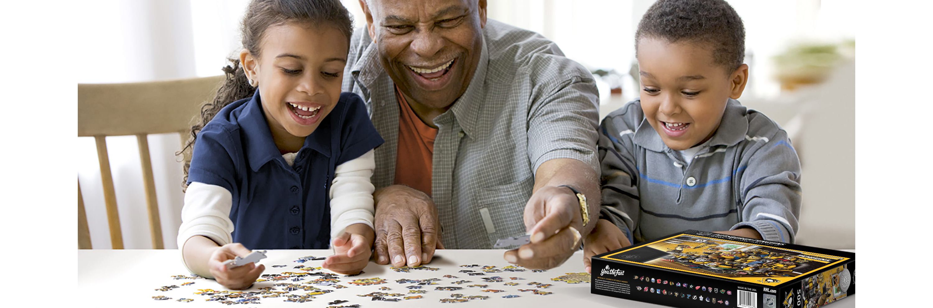 YouTheFan NHL Pittsburgh Penguins Purebred Fans 500pc Puzzle - "A Real Nailbiter"