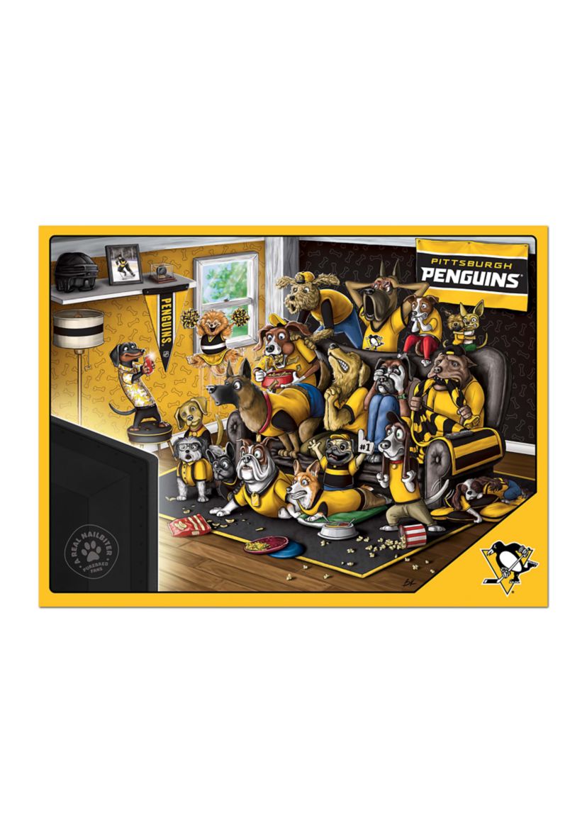 YouTheFan NHL Pittsburgh Penguins Purebred Fans 500pc Puzzle - "A Real Nailbiter"