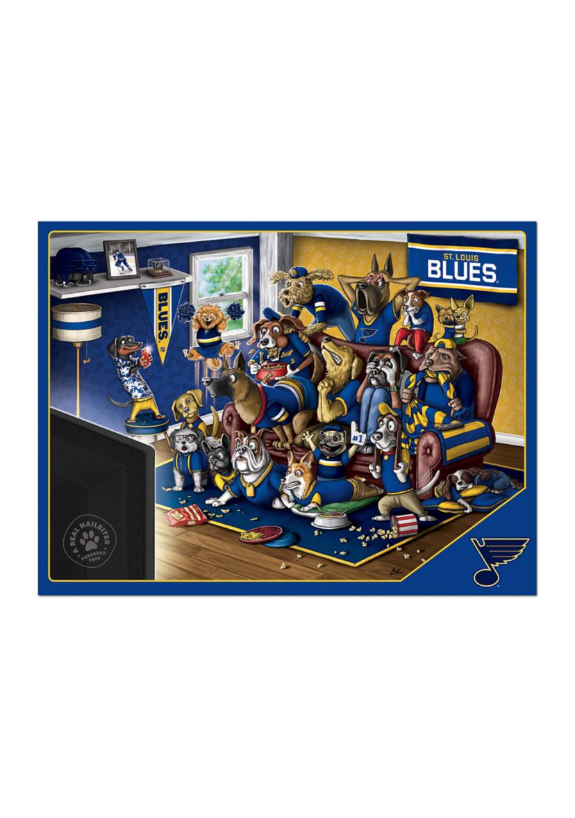 YouTheFan NHL St. Louis Blues Purebred Fans 500pc Puzzle - "A Real Nailbiter"