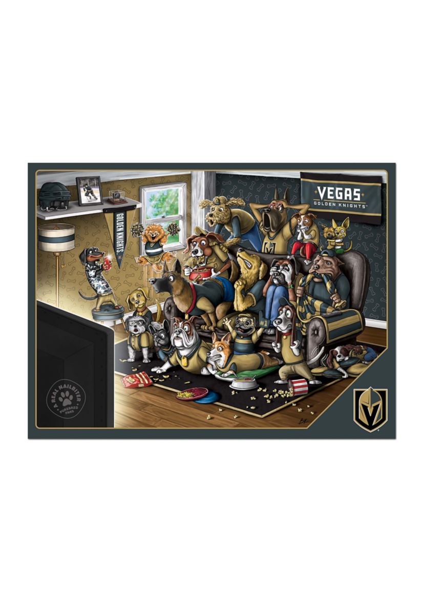 YouTheFan NHL Vegas Golden Knights Purebred Fans 500pc Puzzle - "A Real Nailbiter"