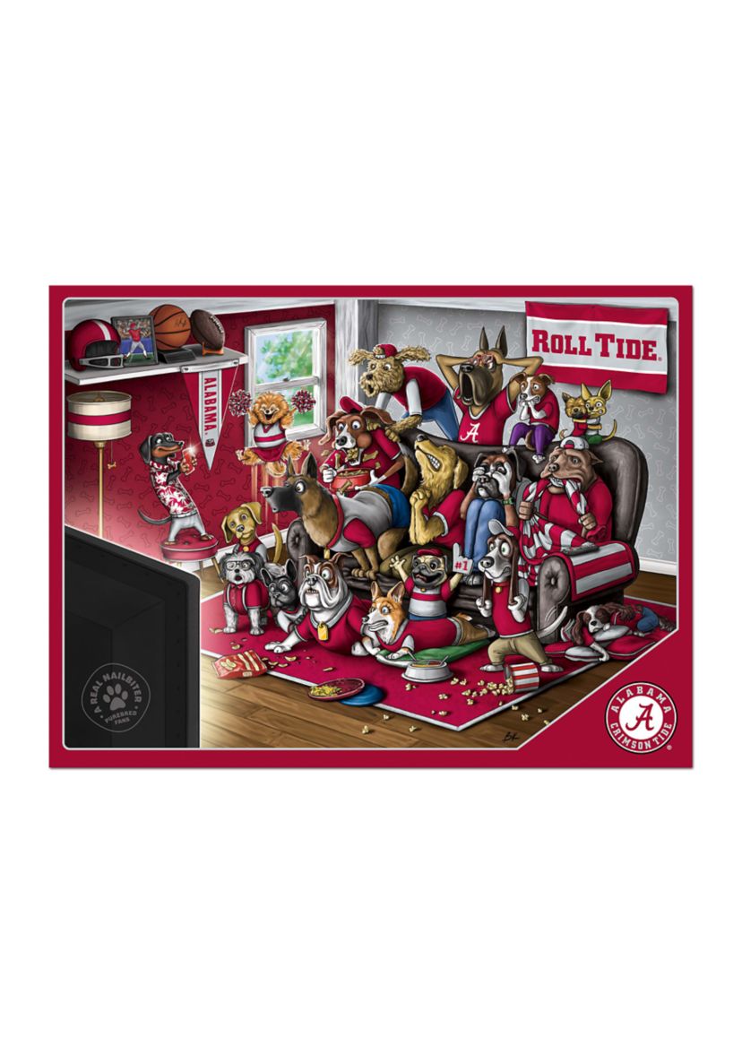YouTheFan NCAA Alabama Crimson Tide Purebred Fans 500pc Puzzle - "A Real Nailbiter"