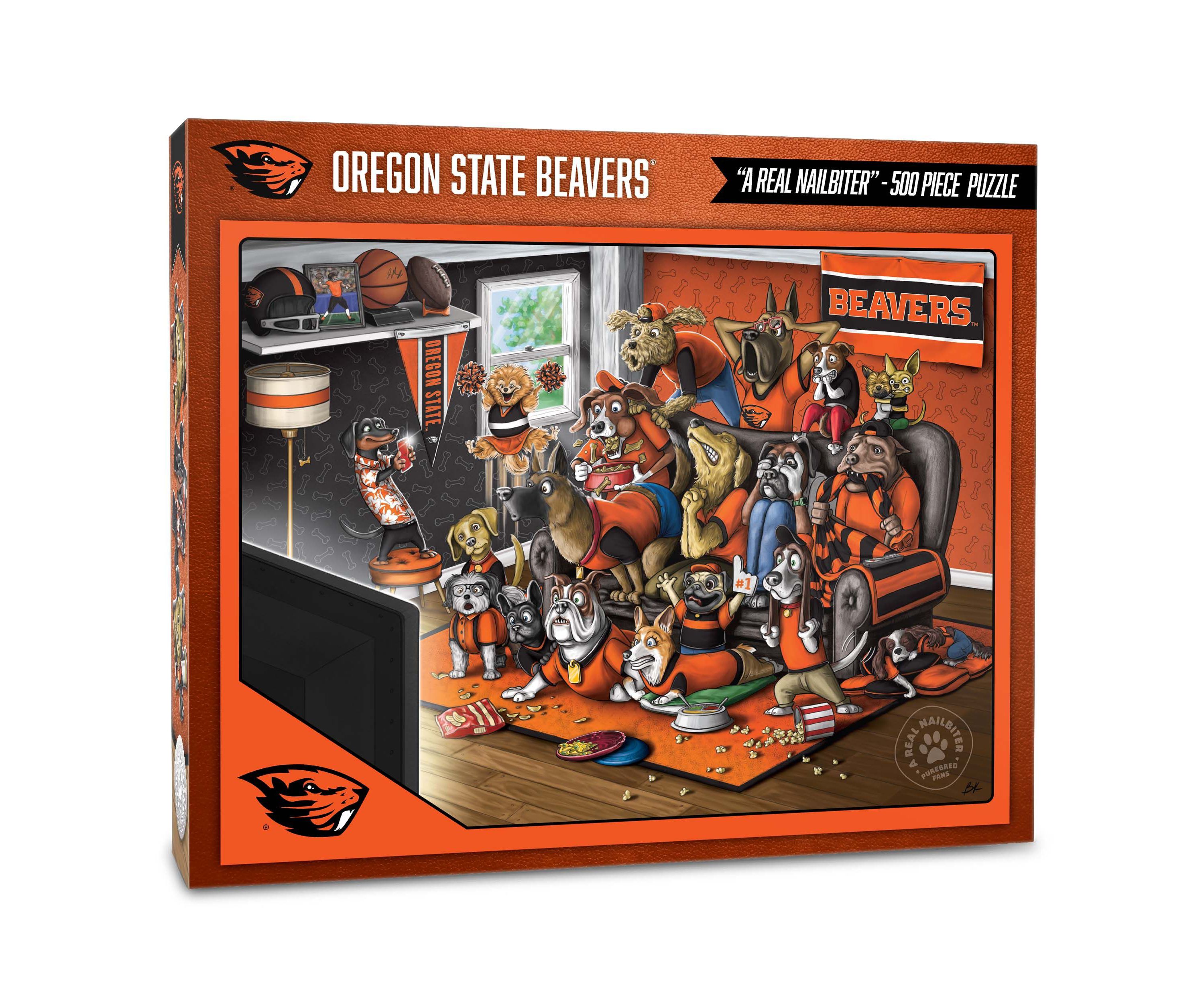 YouTheFan NCAA Oregon State Beavers Purebred Fans 500pc Puzzle - "A Real Nailbiter"