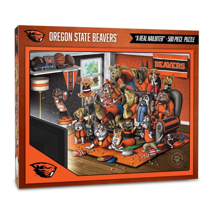 YouTheFan NCAA Oregon State Beavers Purebred Fans 500pc Puzzle - "A Real Nailbiter"