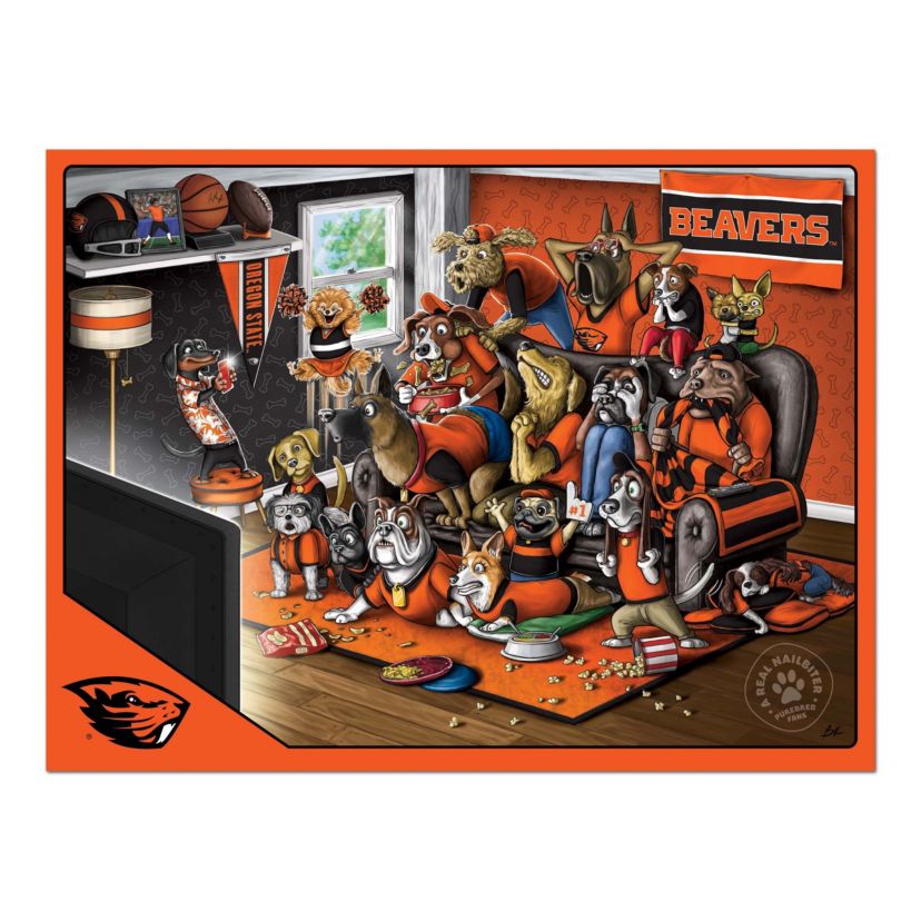 YouTheFan NCAA Oregon State Beavers Purebred Fans 500pc Puzzle - "A Real Nailbiter"