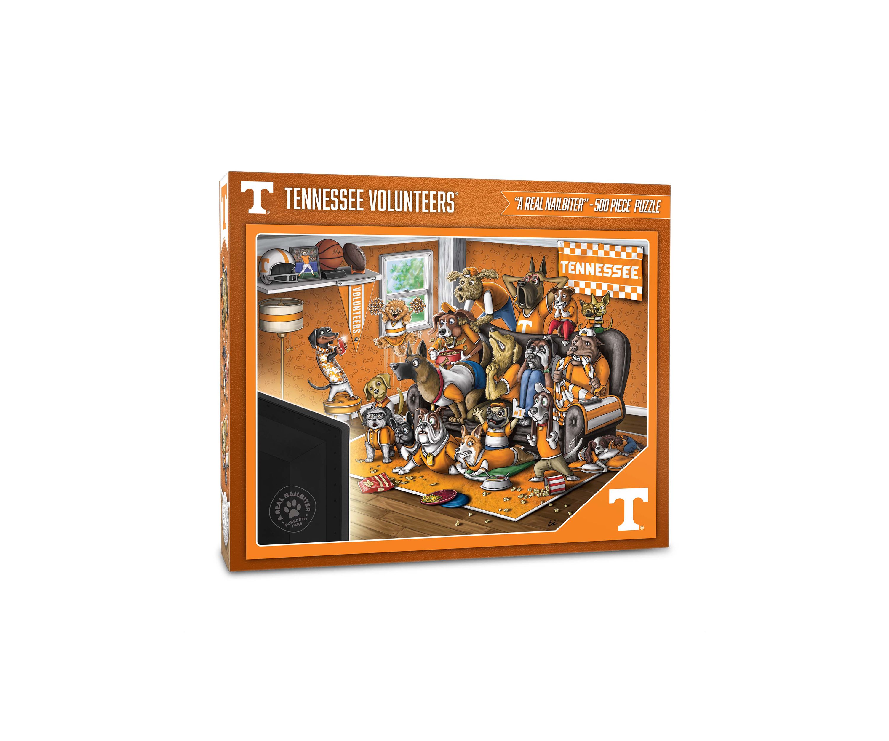 YouTheFan NCAA Tennessee Volunteers Purebred Fans 500pc Puzzle - "A Real Nailbiter"