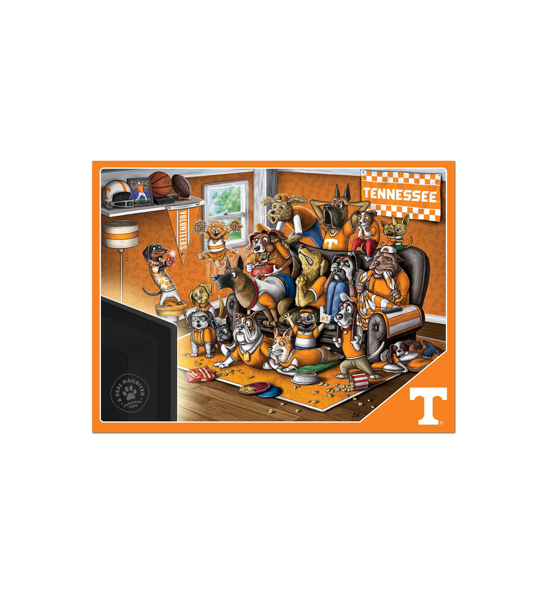 YouTheFan NCAA Tennessee Volunteers Purebred Fans 500pc Puzzle - "A Real Nailbiter"