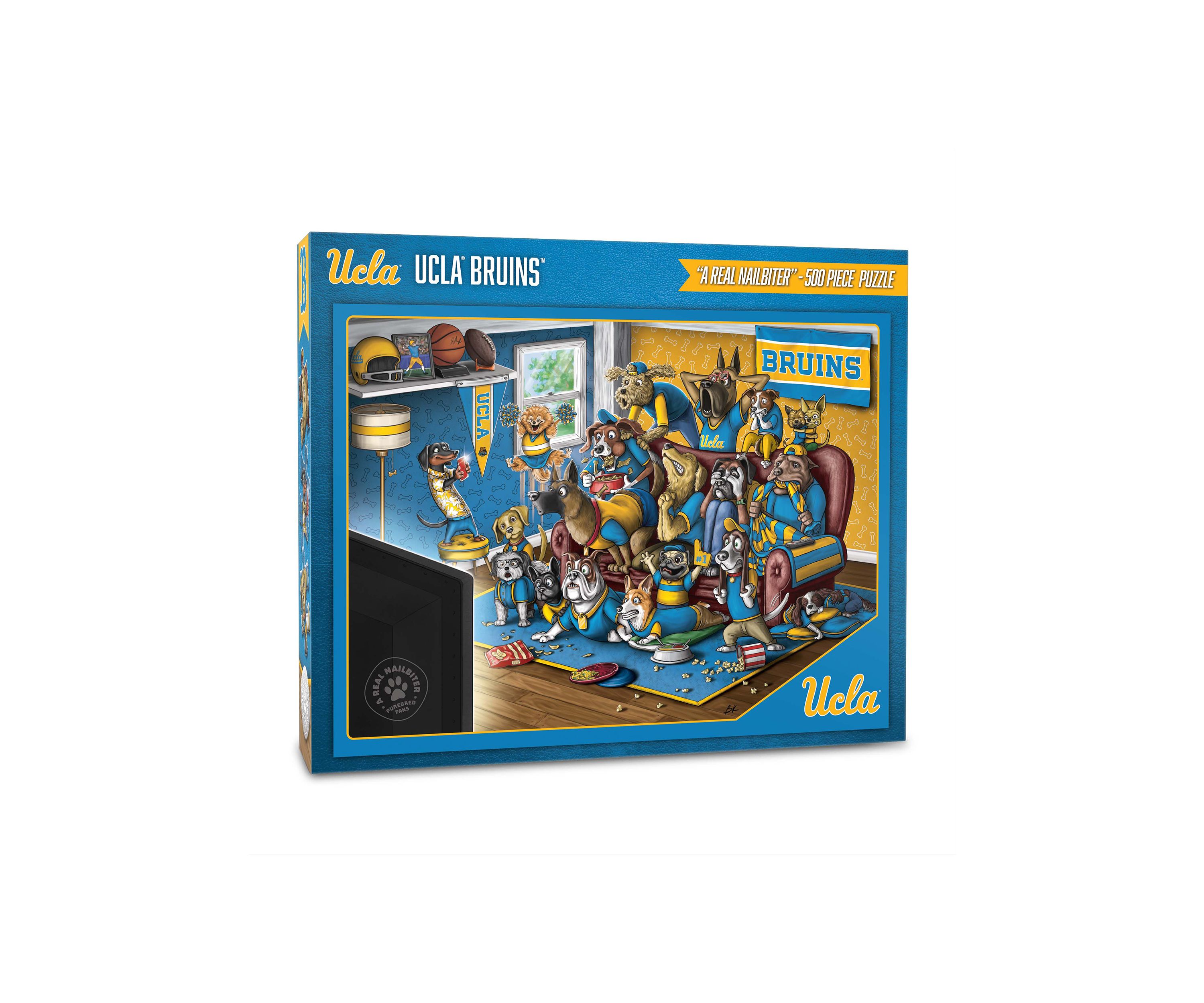 YouTheFan NCAA UCLA Bruins Purebred Fans 500pc Puzzle - "A Real Nailbiter"