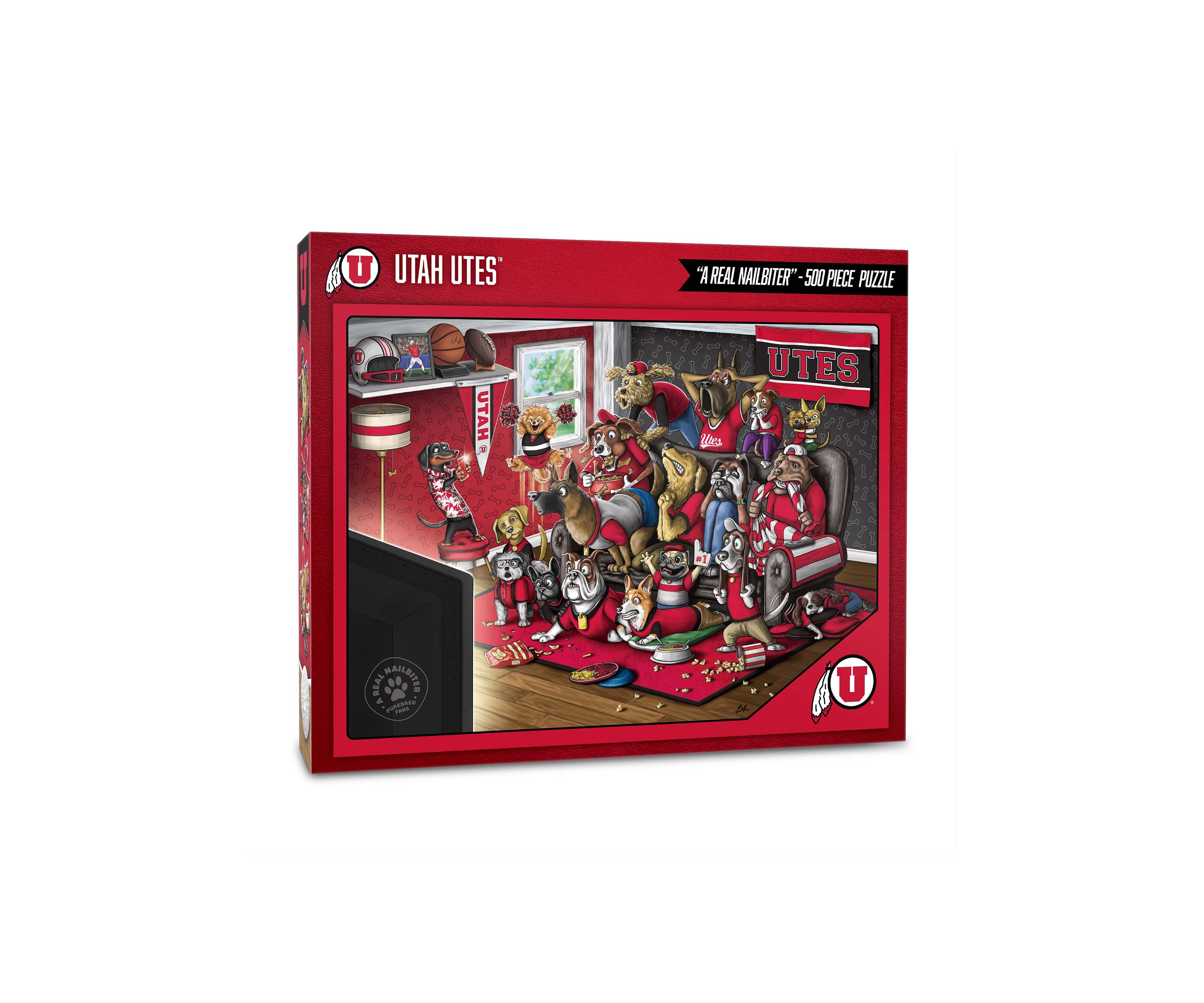 YouTheFan NCAA Utah Utes Purebred Fans 500pc Puzzle - "A Real Nailbiter"