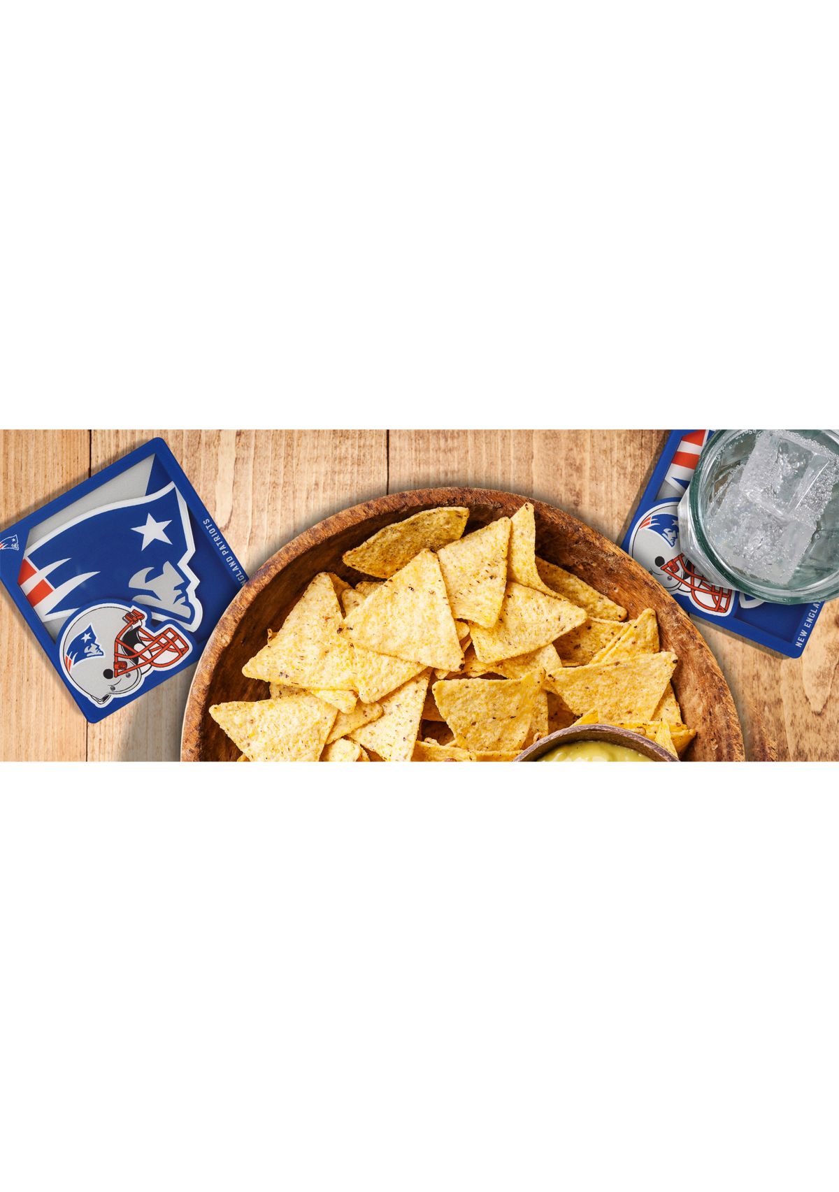 YouTheFan NFL New England Patriots 3D Logo Series Coasters