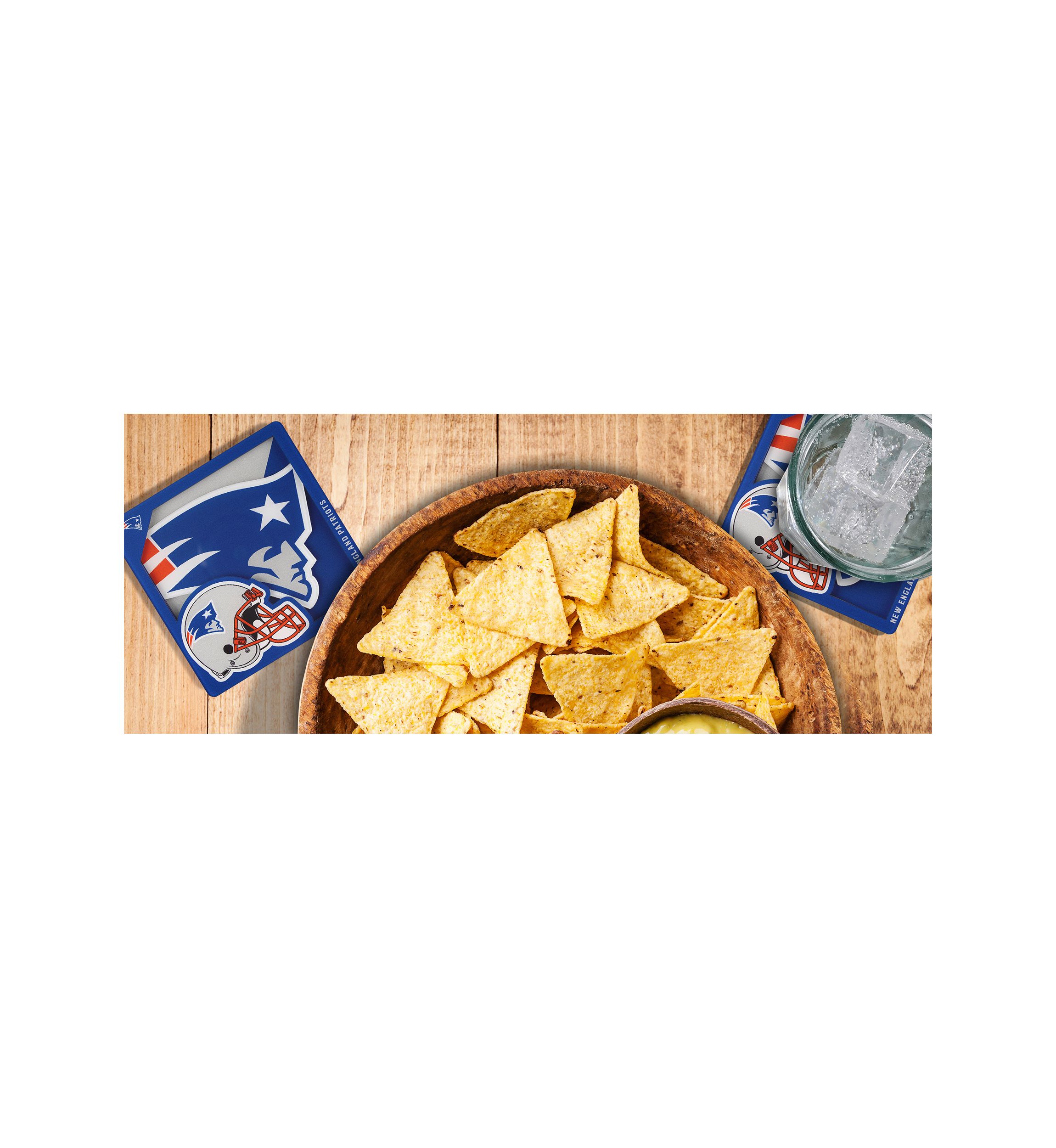 YouTheFan NFL New England Patriots 3D Logo Series Coasters