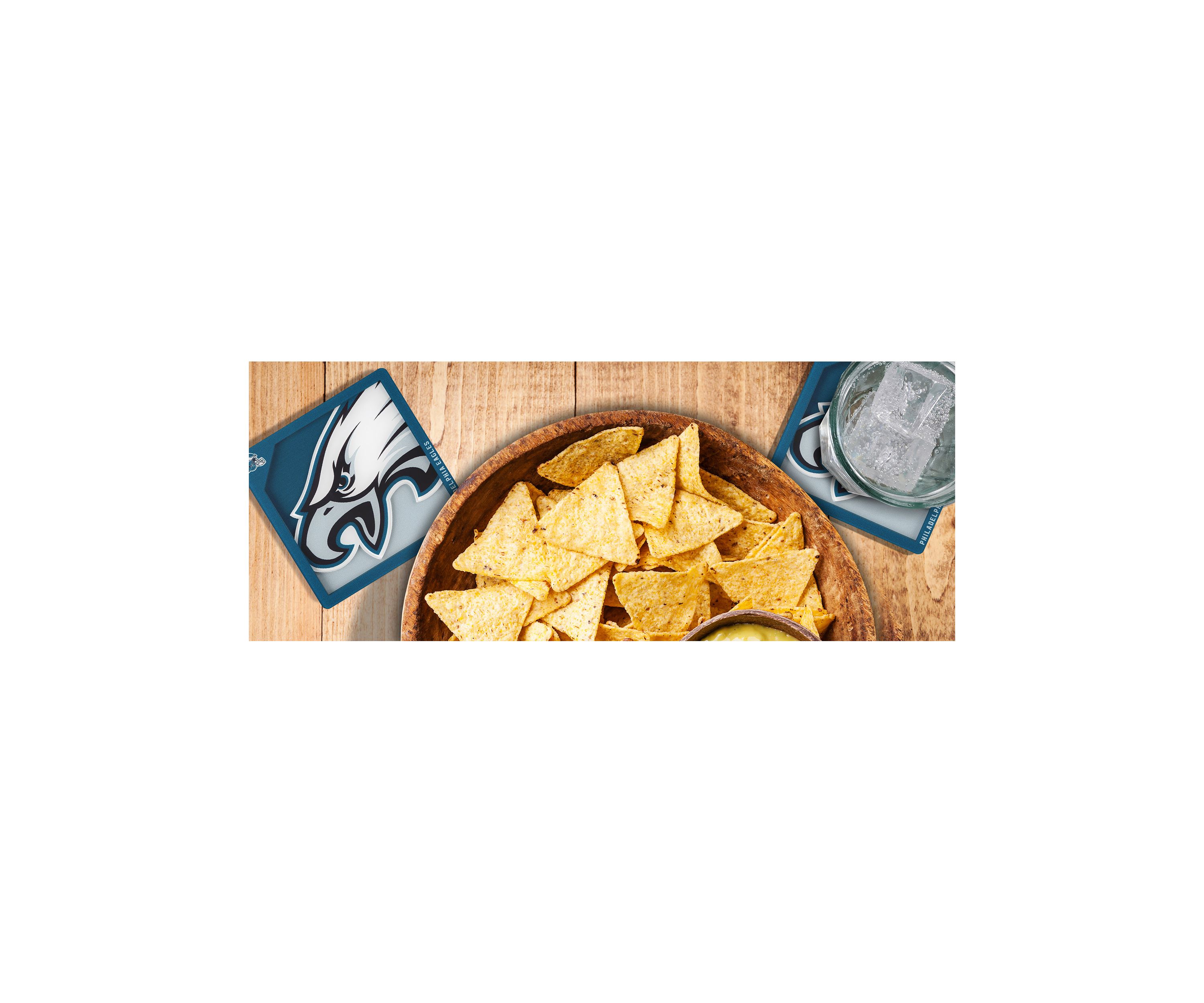 YouTheFan NFL Philadelphia Eagles 3D Logo Series Coasters