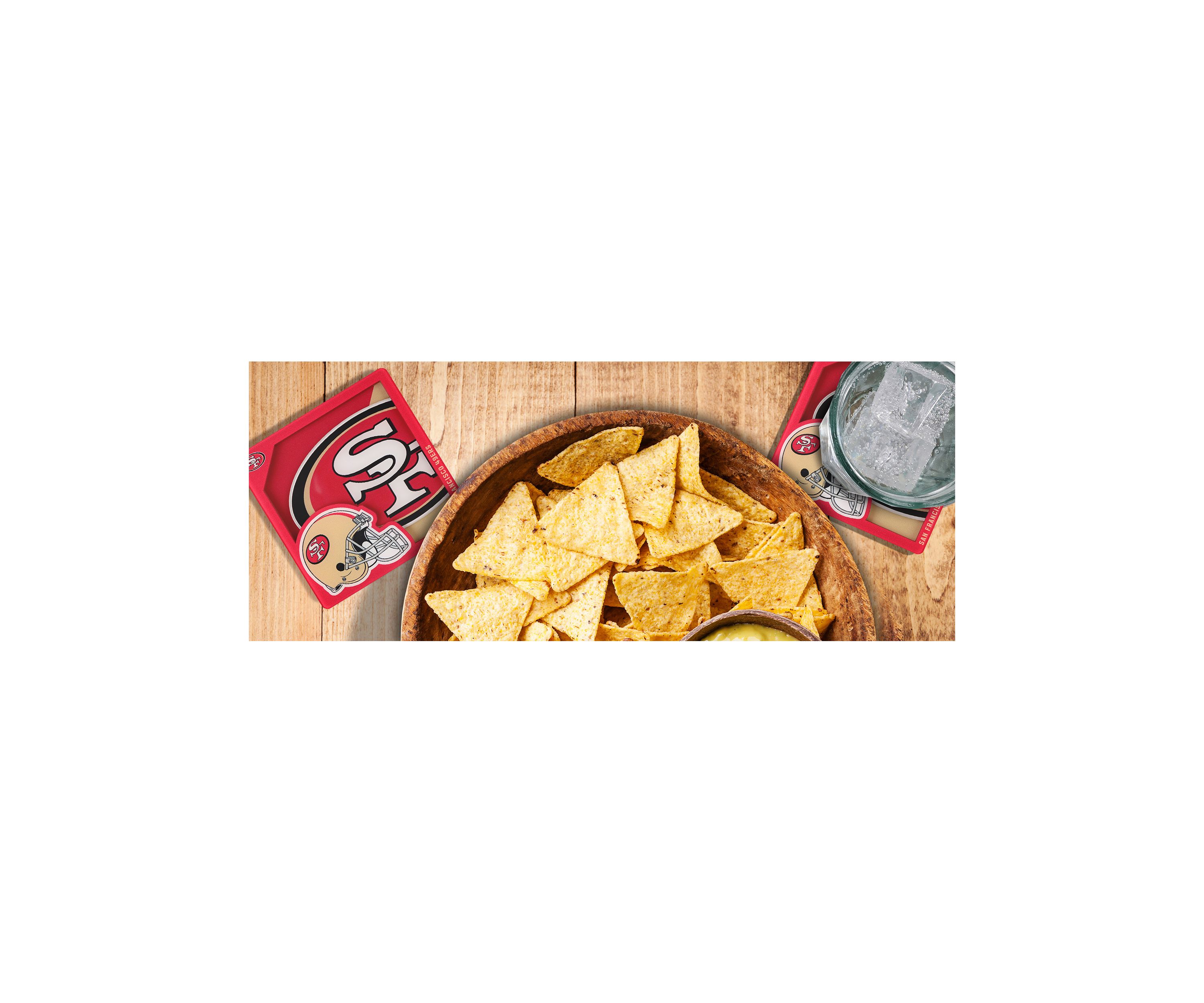 YouTheFan NFL San Francisco 49ers 3D Logo Series Coasters
