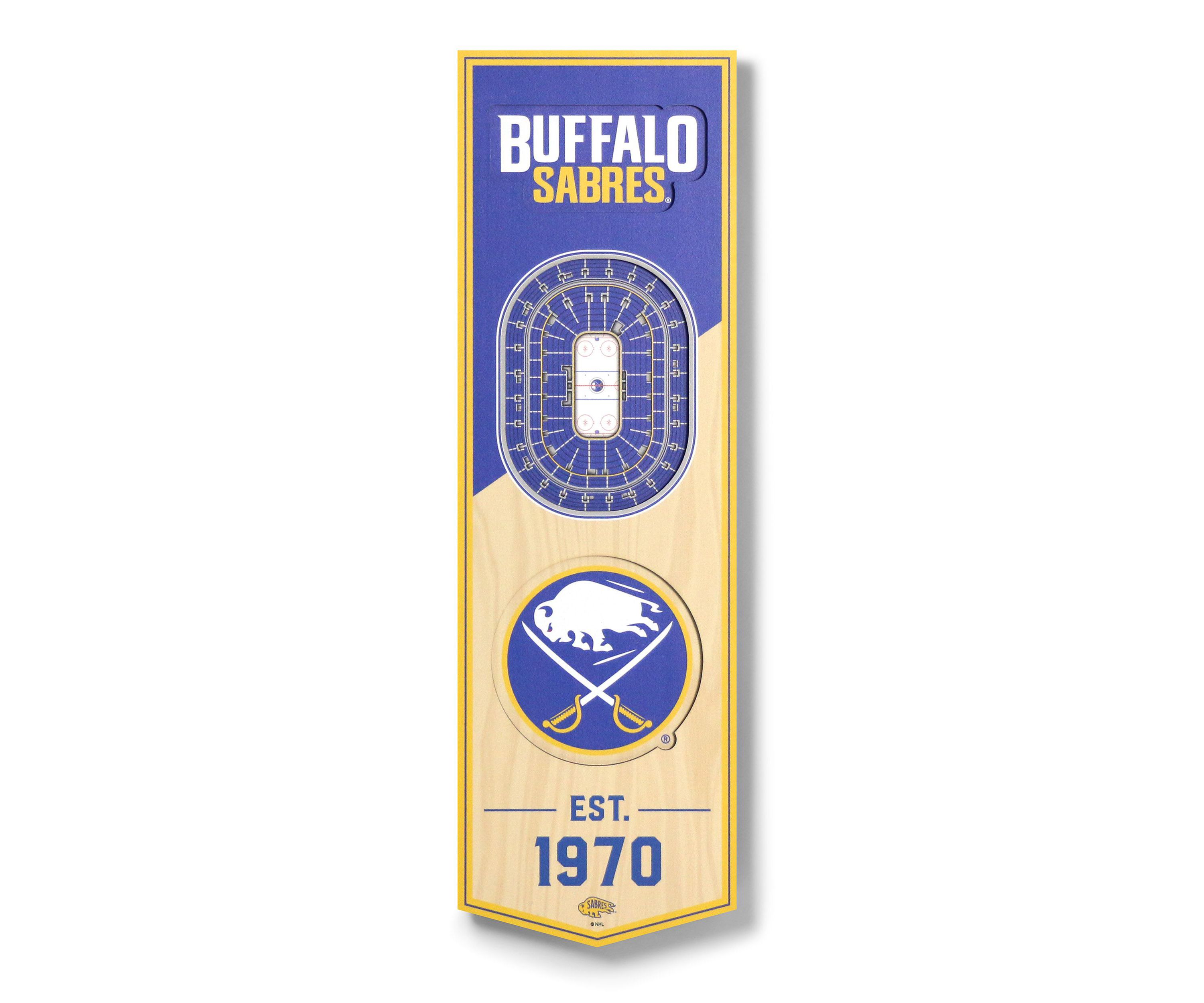 YouTheFan NHL Buffalo Sabres 3D Stadium 6x19 Banner -  KeyBank Center