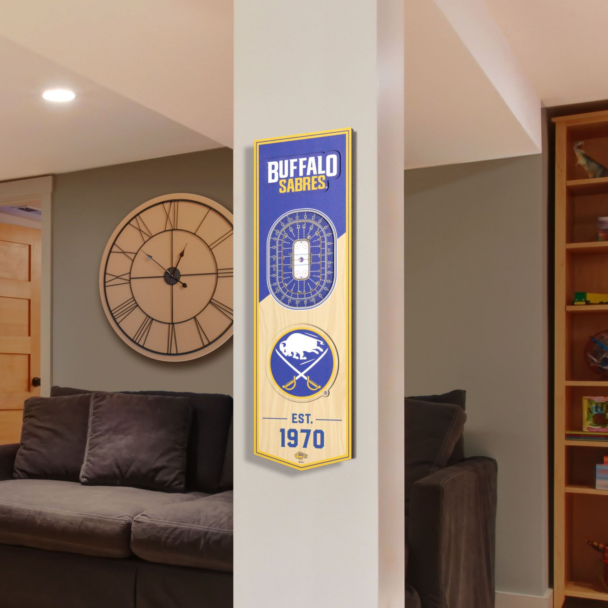 YouTheFan NHL Buffalo Sabres 3D Stadium 6x19 Banner -  KeyBank Center
