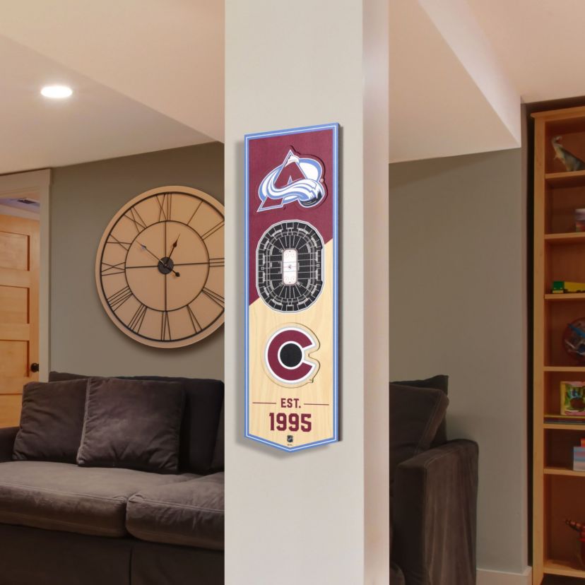 YouTheFan NHL Colorado Avalanche 3D Stadium 6x19 Banner -  Ball Arena