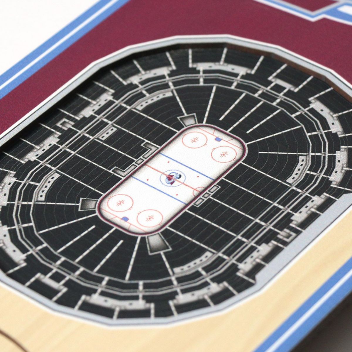YouTheFan NHL Colorado Avalanche 3D Stadium 6x19 Banner -  Ball Arena