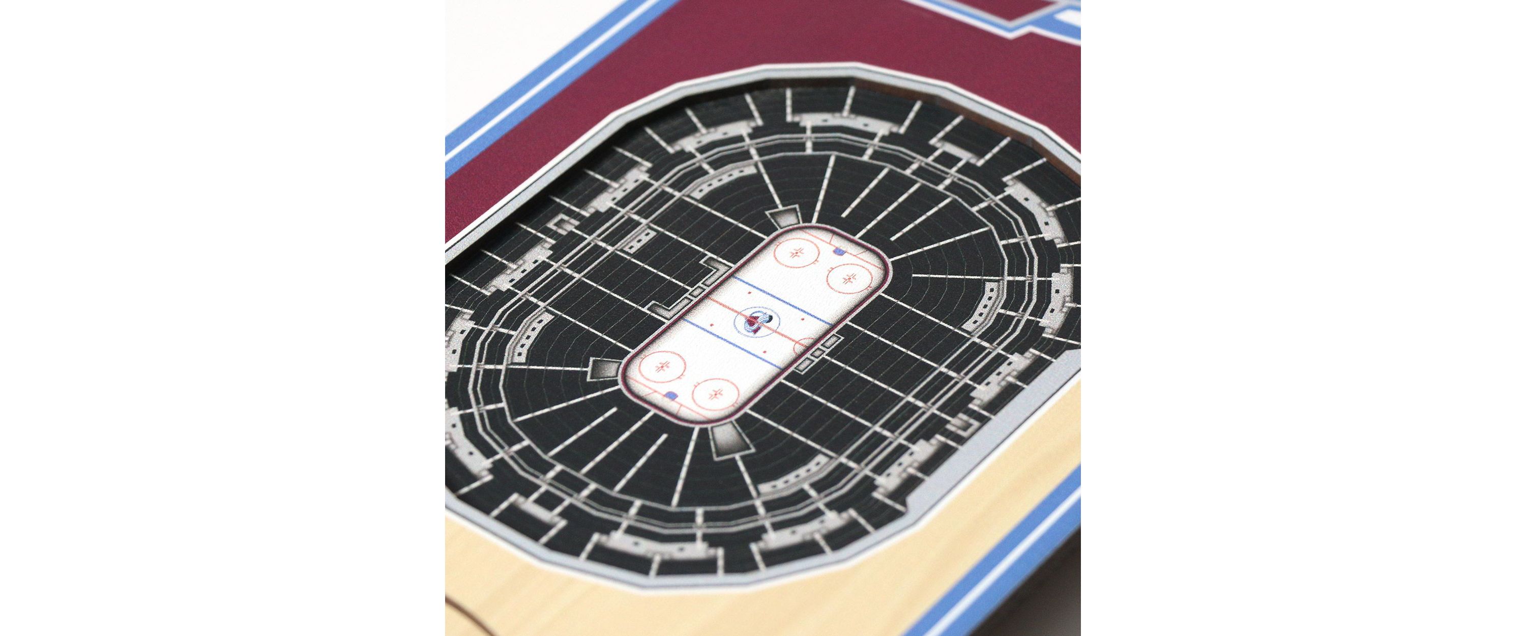 YouTheFan NHL Colorado Avalanche 3D Stadium 6x19 Banner -  Ball Arena