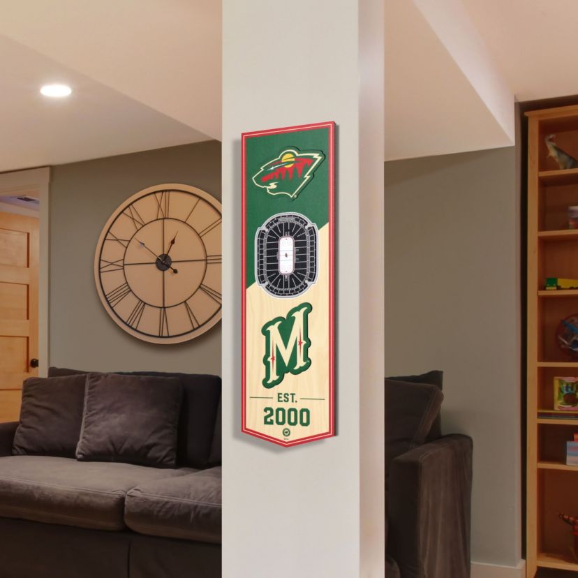 YouTheFan NHL Minnesota Wild 3D Stadium 6x19 Banner -  Xcel Energy Center