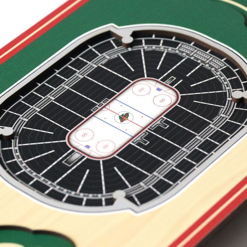 YouTheFan NHL Minnesota Wild 3D Stadium 6x19 Banner -  Xcel Energy Center
