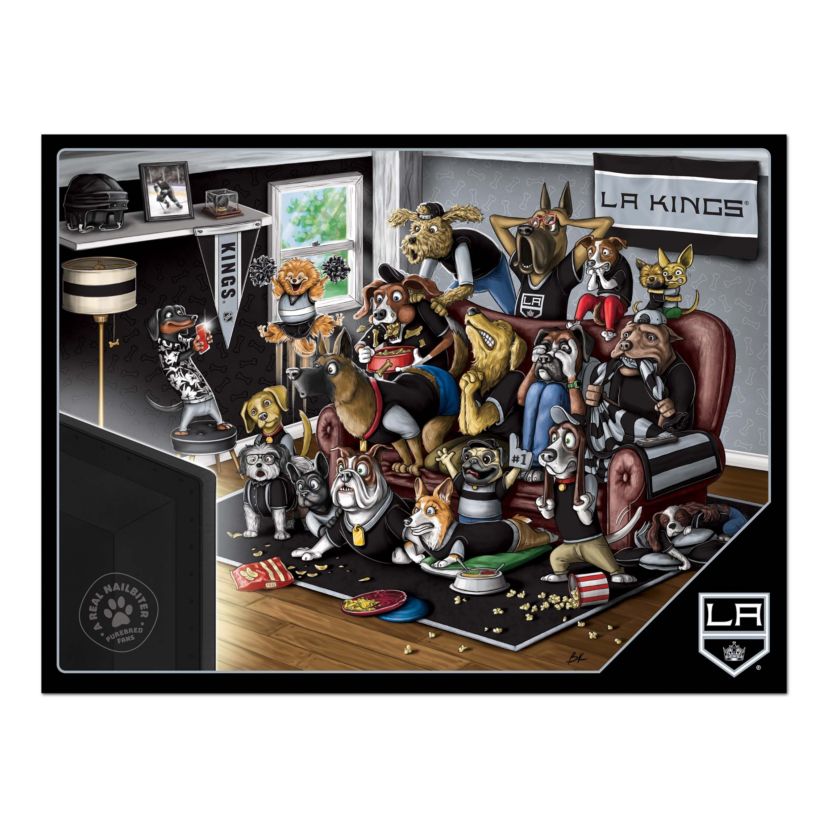 YouTheFan NHL Los Angeles Kings Purebred Fans 500pc Puzzle - "A Real Nailbiter"