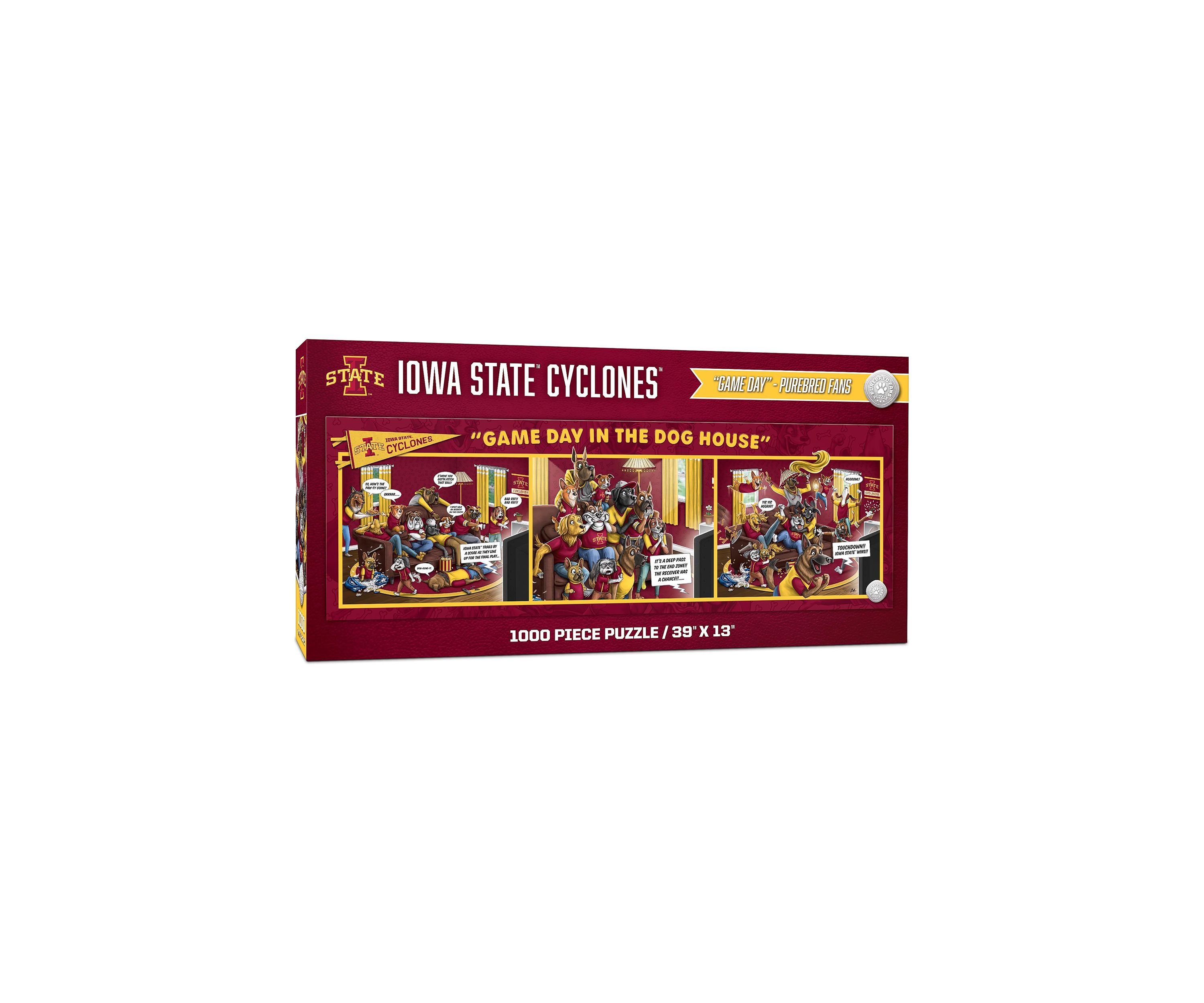 YouTheFan NCAA Iowa State Cyclones Game Day in the Dog House 1000pc Puzzle