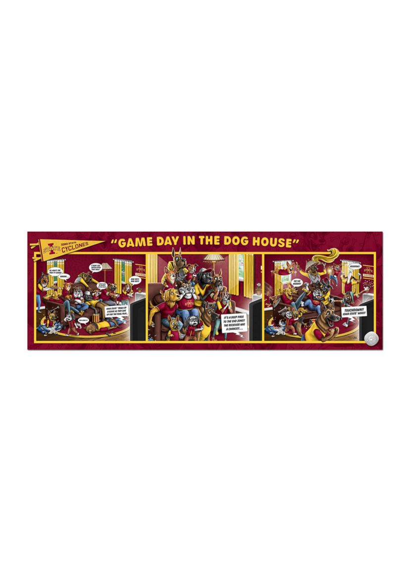 YouTheFan NCAA Iowa State Cyclones Game Day in the Dog House 1000pc Puzzle