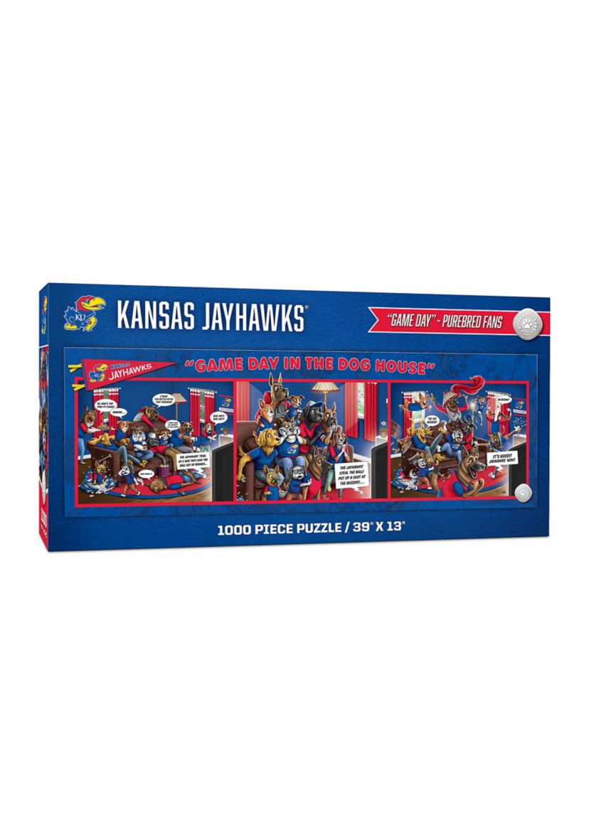 YouTheFan NCAA Kansas Jayhawks Game Day in the Dog House 1000pc Puzzle
