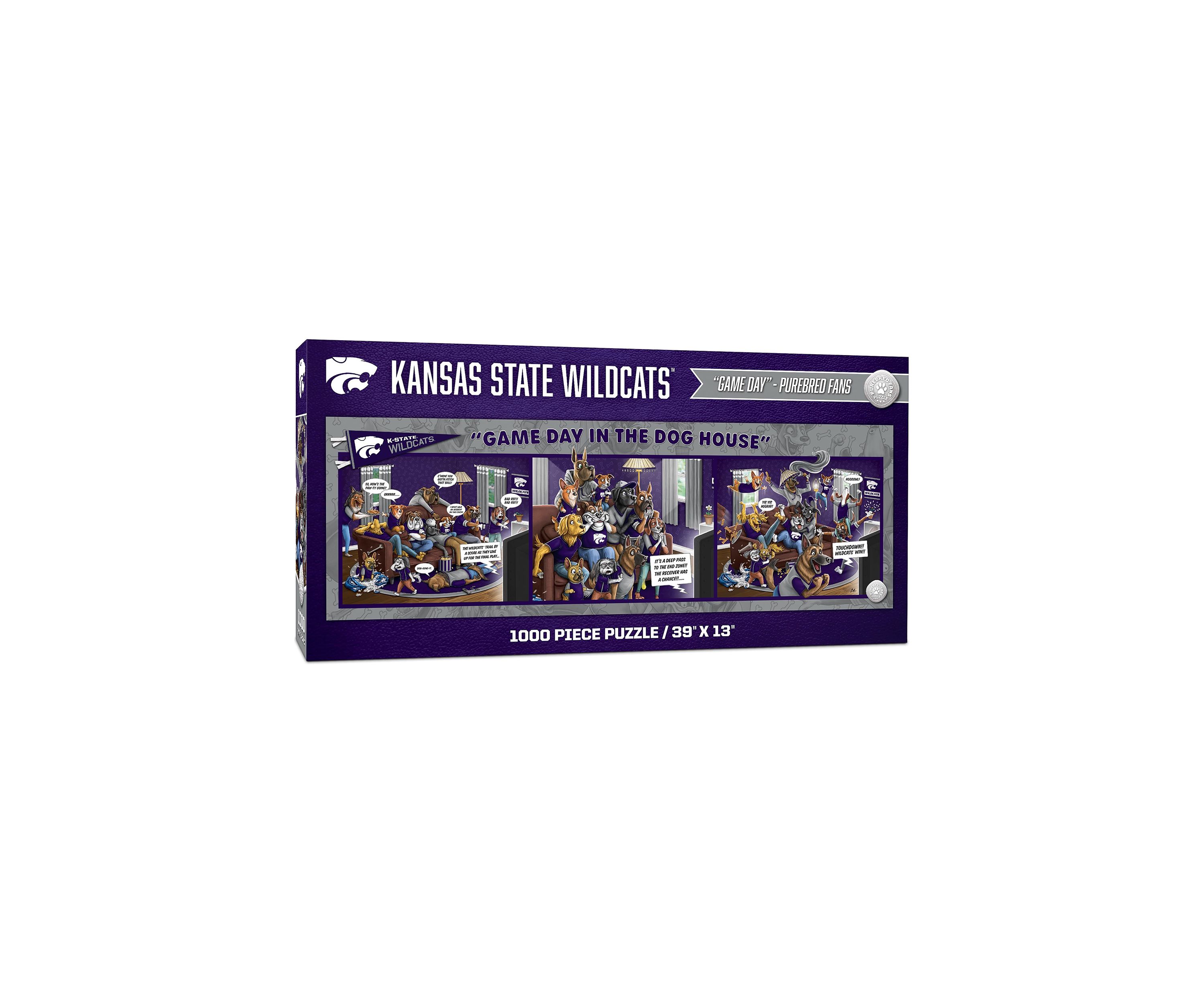 YouTheFan NCAA Kansas State Wildcats Game Day in the Dog House 1000pc Puzzle
