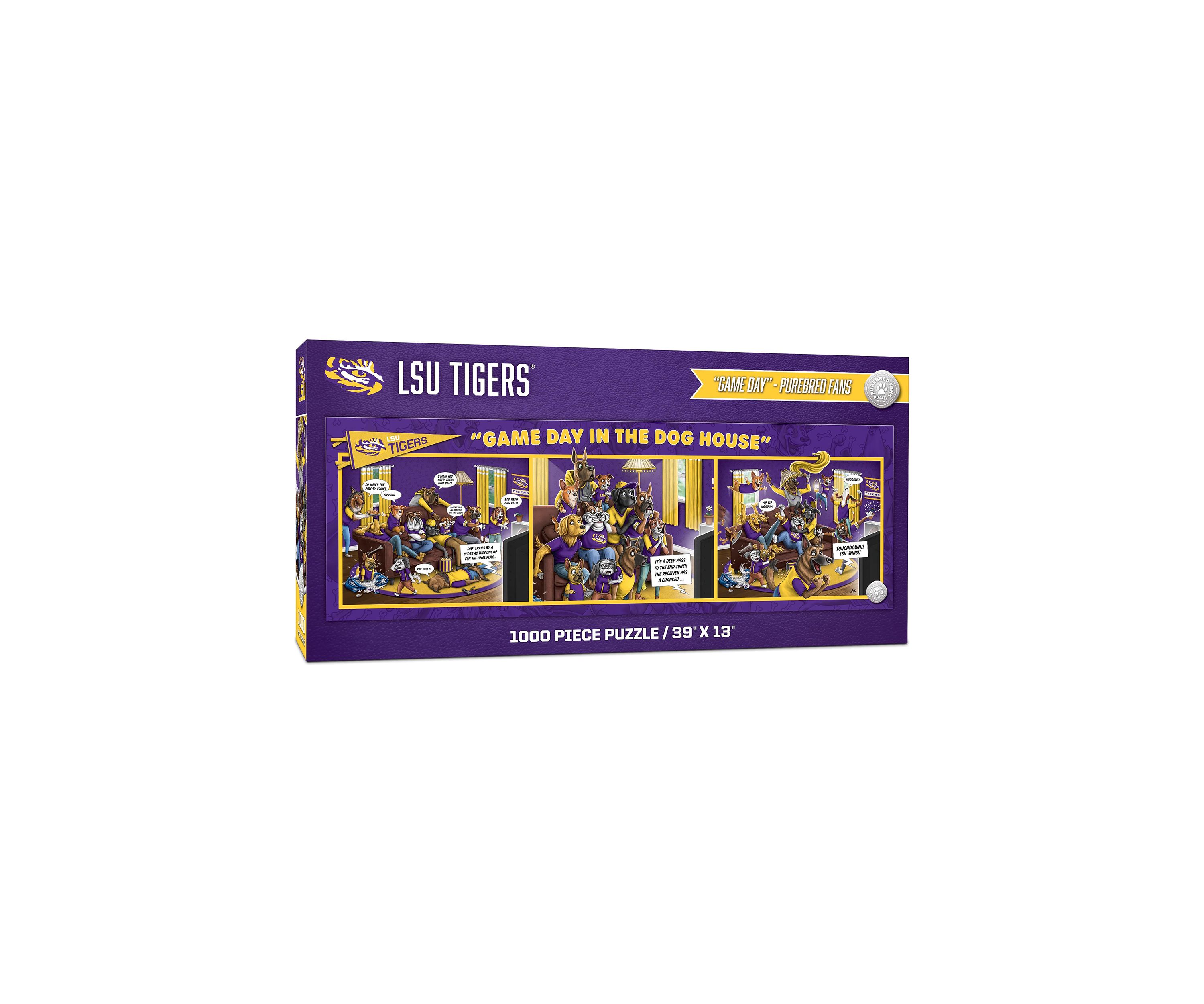 YouTheFan NCAA LSU Tigers Game Day in the Dog House 1000pc Puzzle