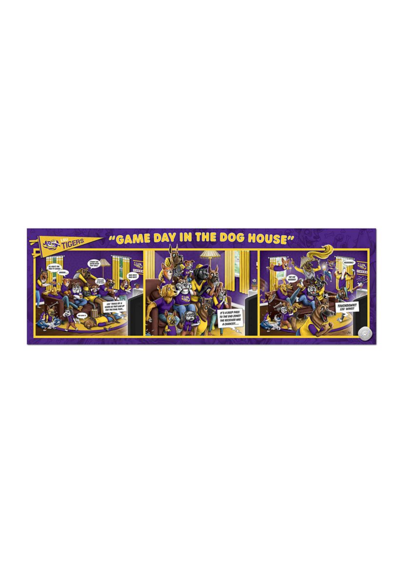 YouTheFan NCAA LSU Tigers Game Day in the Dog House 1000pc Puzzle