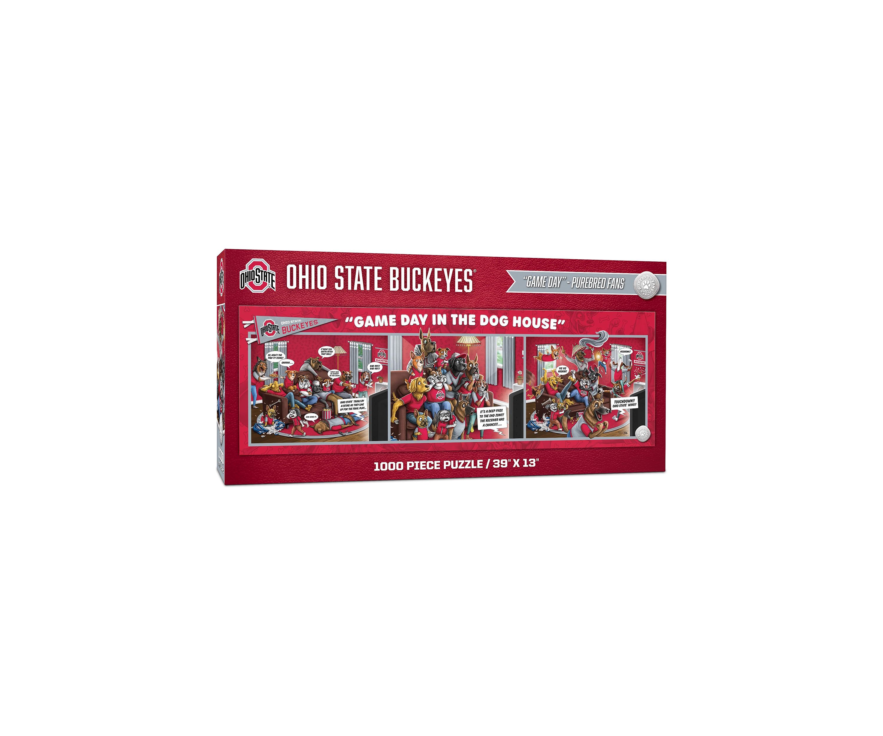 YouTheFan NCAA Ohio State Buckeyes Game Day in the Dog House 1000pc Puzzle