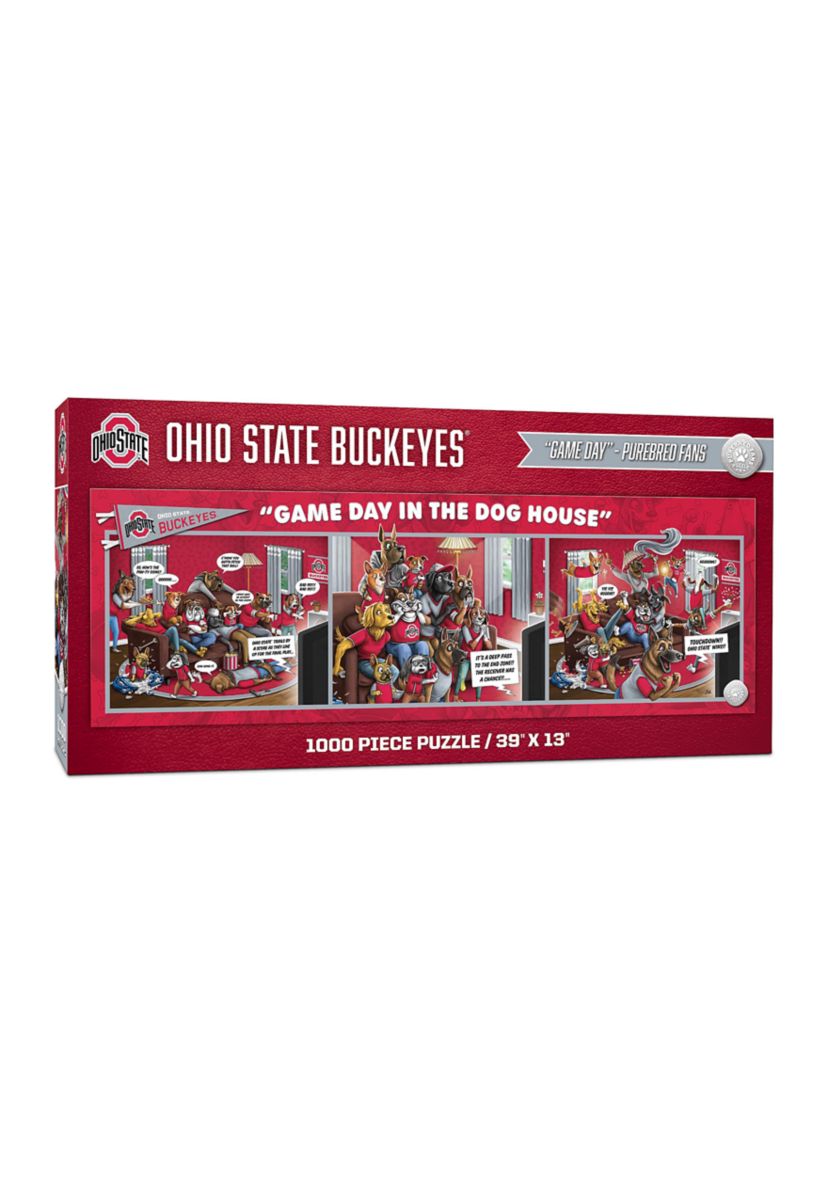 YouTheFan NCAA Ohio State Buckeyes Game Day in the Dog House 1000pc Puzzle